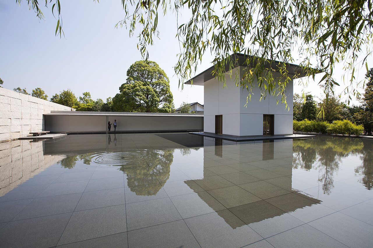 The D.T. Suzuki Museum and its shallow Water Mirror Garden pool